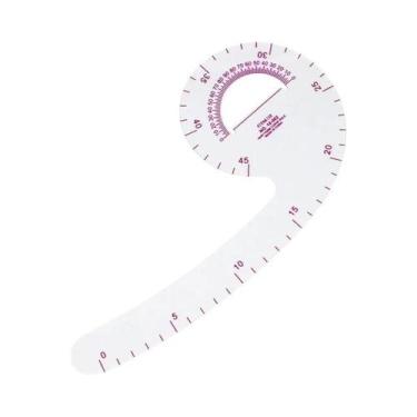 Imagem de Régua De Costura Transparente Em Plástico, Curva Francesa Para Criação