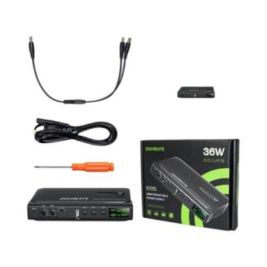 Imagem de Fonte De Alimentação Portátil DC UPS 5V-24V Com 4 Baterias 18650 Subst