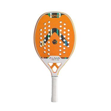 Imagem de Raquete Beach Tennis Carbono 3K Skagen Amarela Alma Genius-Unissex