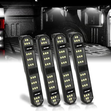 Imagem de SUNPIE Luzes de cúpula de LED internas com magnético para carro, porta-malas traseiras compatíveis com Jeep Wrangler, caminhão, trator, ATV, UTV, SXS; iluminação interior recarregável para carros