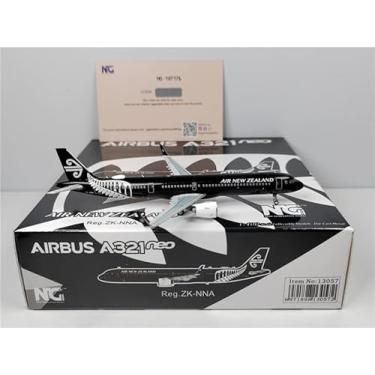 Imagem de ACE HOBBY Modelo NG para Air New Zealand para Airbus A321neo ZK-NNA 1:400 Modelo pré-construído de aeronave