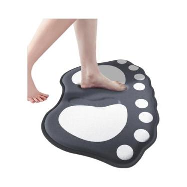 Imagem de Tapete De Banho Antiderrapante Com Padrão De Garras, Tapete Absorvente