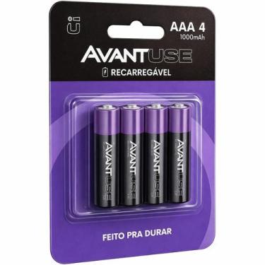 Imagem de kit 4, 8 ou 16 Pilhas Recarregável AA Comum1.5v 2700MAH Avant Use, 8 u