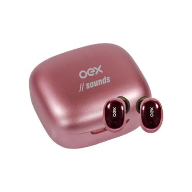 Imagem de Fone Bud Rosa Metálico OEX