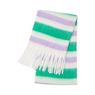 Imagem de Cachecol De Luxo Feminino Em Cashmere, Pashmina Grossa E Quente, Lenço