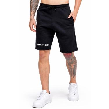 Imagem de Bermuda Moletom Masculina Sport Moleton Conforto Premium Shorts Academia Treino Dia a Dia-Masculino