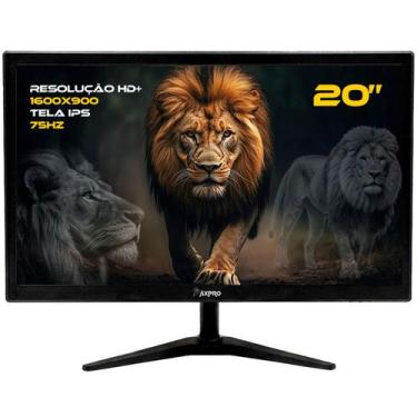 Imagem de Monitor LED AX PRO AX20 20", Resolução HD+ 1600x900, VESA, HDMI/VGA - 