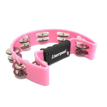 Imagem de Pandeiro Meia Lua Iniciante / Profissional PML 001PK - Rosa Claro // L