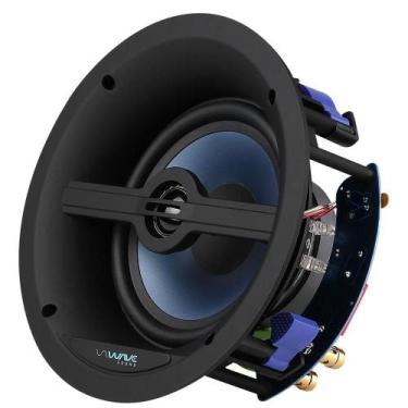 Imagem de Caixa de embutir WaveOne WSR120 6,5" 120w Tela Quadrada Branca (unidad