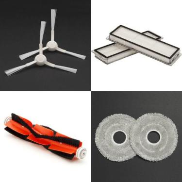 Imagem de Kit 7 Peças Robô Aspirador Xiaomi S10 Plus S20 Plus Qualidade Premium 