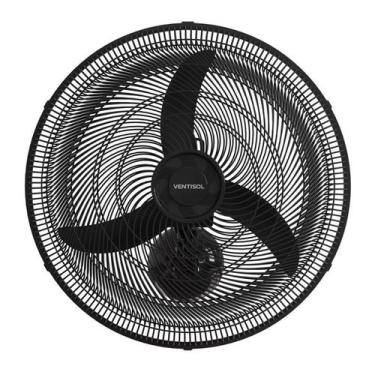 Imagem de Ventilador de parede ventisol 50cm new preto grade plastica 220v premi