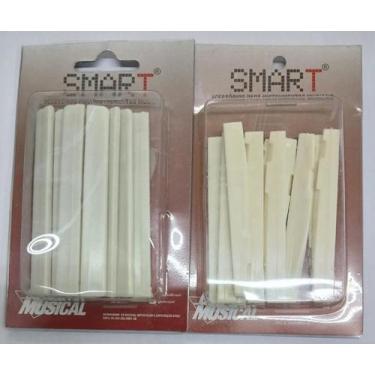 Imagem de Kit Rastilho Plastico Violão 10 Aço e 10 Nylon - 440441, PLASTICO