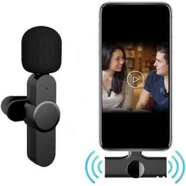 Imagem de Microfone Lapela Sem Fio para iPhone Apple com Conector Lightning - Al