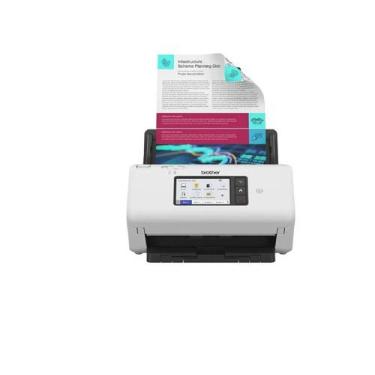 Imagem de Scanner de Mesa Profissional com Wifi Brother - ADS-4700W