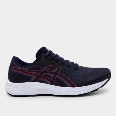 Imagem de Tênis Asics Ugoki Feminino, Marinho, Rosa, 34