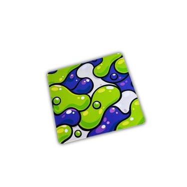 Imagem de Mousepad Liquid Flow Roxo e Verde - 450x400mm Borracha 3mm
