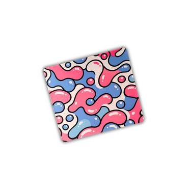 Imagem de Mousepad Liquid Flow Rosa e Azul - 450x400mm Borracha 3mm