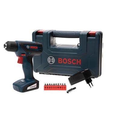 Imagem de Parafusadeira Furadeira Bosch GSR 1000 Smart 12V Com 10 bits, 1 Carreg