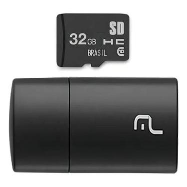 Imagem de Cartão Memória 32gb Classe 10 Pen Drive 2.0 Multilaser Mc163 - Congrat