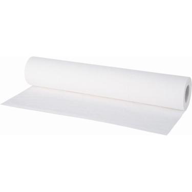 Imagem de Lençol Descartável Papel Branco Para Maca Rolo 50Cm X 50M