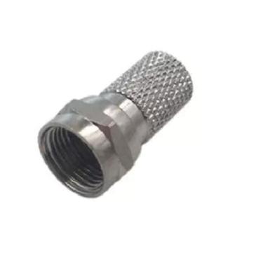 Imagem de Conector F Macho Com Rosca Para Cabos Rg59(Pcte 50 Unid)