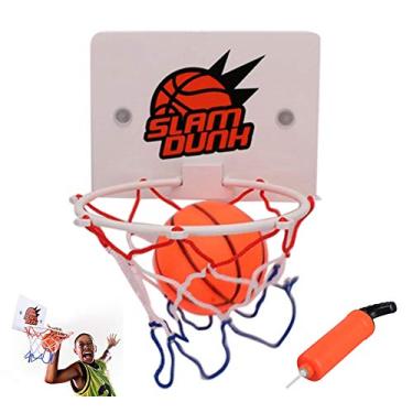 Imagem de Arro de basquetebol brinquedos portátil mini placa montado na parede interior jogo de desportos divertidos para crianças e adultos