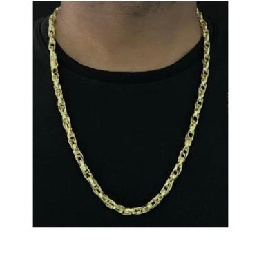 Imagem de Corrente 7mm Cartier Dupla de moeda antiga com caixa