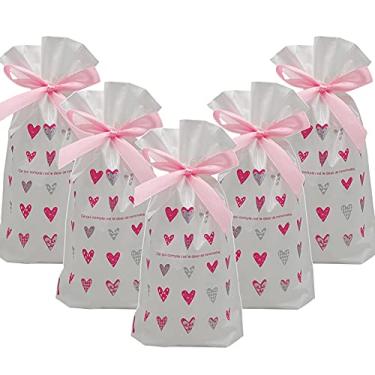 Imagem de 24 pçs Sacos de Presente para Festa Sacos de Presente Rosa Sacos de Doces Embalagem de Presente para Festa de Aniversário Casamento Chá de Bebê Festa de Casamento Festa de Natal