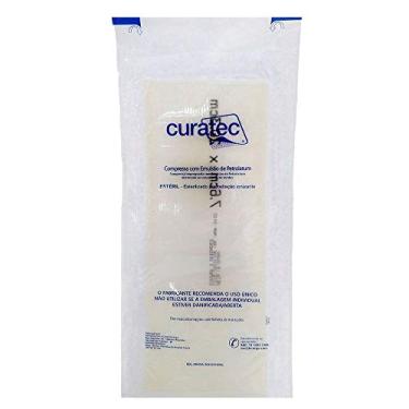 Imagem de Compressa de Emulsão de Petrolatum Curatec 7,6cmX20,3cm c/03 Unidades