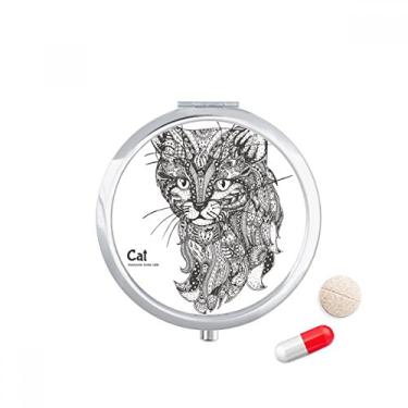 Imagem de Caixa silenciosa de pílulas para bebês, caixa de armazenamento de remédios para gatos