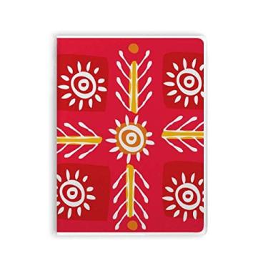 Imagem de Caderno de desenho de civilização antiga Totems de trigo do México Diário capa macia