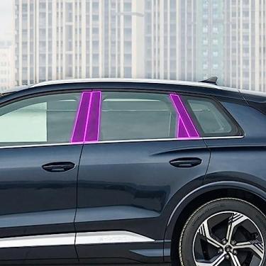 Imagem de LAVIYE Filme protetor de pintura PPF exterior do carro Anti-risco da tira do pilar da janela TPU filme transparente, para Audi Q4 e-tron 2022-2023