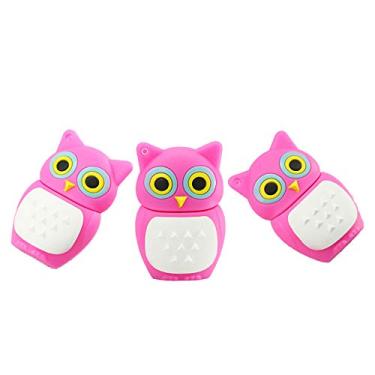 Imagem de Pen Drive USB modelo coruja 64GB Pen Drive USB 3.0 Flash Drive USB 3.0 Stick USB 3.0 (rosa)