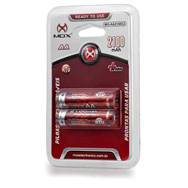 Imagem de Pilha Recarregável Rtu Mox Aa 2100 Mah Com 2 Mo-aa2100c2