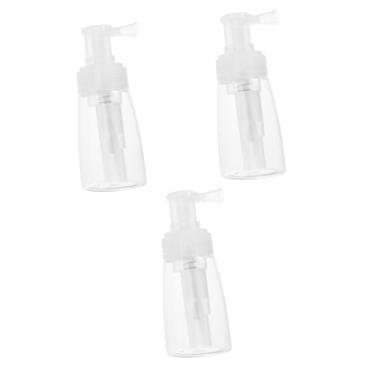 Imagem de Baluue 3 Pecas frasco de spray em pó frascos de spray de plástico frasco de spray de cabelo borrifador xampu pulverizador de salão de cabeleireiro frasco de shampoo seco o preenchimento