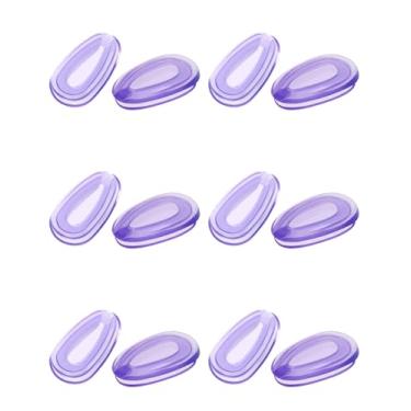 Imagem de HILEEN 6 pares de protetores de nariz de substituição para Oakley Feedback OO4079 | Holbrook Metal OO4123 | Crosshair OO4060 OO6014 OO4069 | Liquidificador OO4059 | Óculos de sol Caveat OO4054 - Roxo