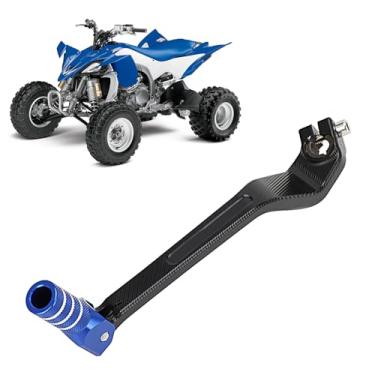 Imagem de Wacece Alavanca de câmbio ATV com ponta dobrável CNC para YFZ450 2004-2013 YFZ450W 2013-2013 YFZ450LE/SE/SP/V azul