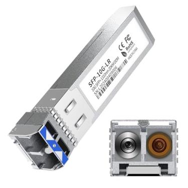 Imagem de Transceptor SFP+ LC 10GBase-LR - Módulo de modo único de 10G, compatível com Cisco SFP-10G-LR, Ubiquiti UF-SM-10G, Meraki, Mikrotik, Netgear, Aruba, TP-Link e mais - 1310 nm, SMF, 20 km, DDM