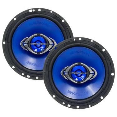 Imagem de Par de Alto Falantes 6 Polegadas Quadrixial 130W Rms Hurricane Cm6