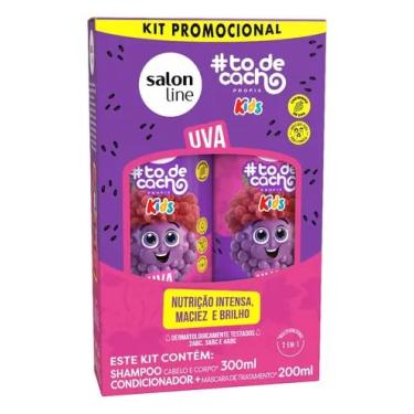 Imagem de Kit Shampoo+condicionador Salon Line Todecachos Kids (Uva)