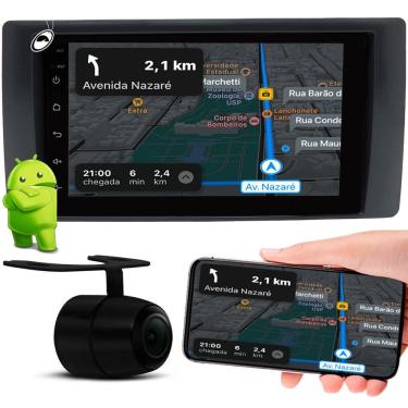 Imagem de Multimidia 7" Polegadas Android S10 e Blazer Pitbull 2001 a 2011 Android Auto CarPlay + Câmera de Ré