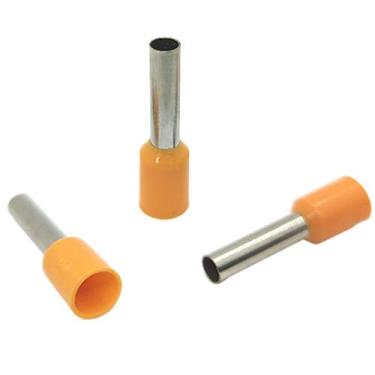 Imagem de Terminais Ilhós Tubular Tubo Longo Pré-Isolado para Cabo de 4mm - 100 