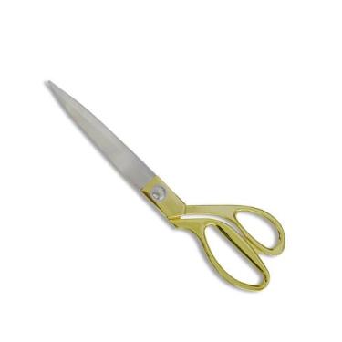 Imagem de Tesoura Inox Forjada Alfaiate Dourado 26 cm - Importado