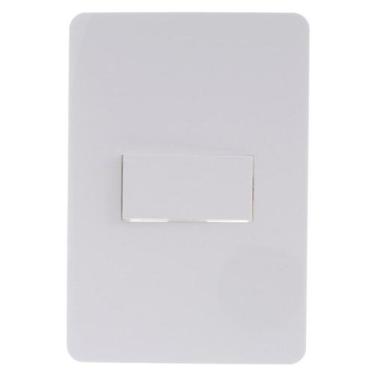 Imagem de Interruptor Paralelo 10A 4X2 1 Tecla Branco Orion Schneider, Branco