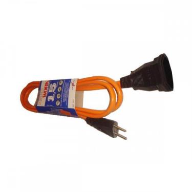 Imagem de Extensao Daneva Prolongador Macho Femea Hw 2 Polos 1,5M Laranja 20A Dn