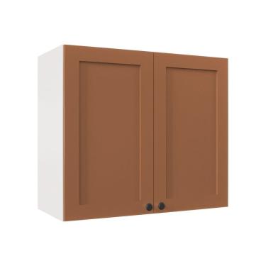 Imagem de Aéreo 2 Portas 80cm Arizona Cabecasa Madeiramadeira Branco/Terracota