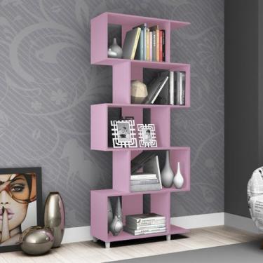 Imagem de Estante para Livros com Nichos ESM209 Retrô - Movelbento