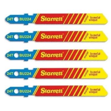 Imagem de Lâmina Para Serra Tico Tico 24 Dentes 5 Peças Starrett BU224