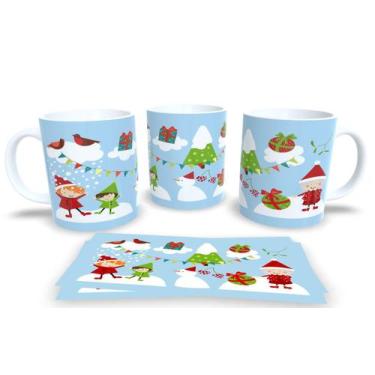 Imagem de Canecas de Porcelana Personalizadas 4 - Estampa Sublimada, Mod.65