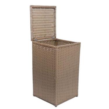 Imagem de Cesto de Roupa Fibra Sintética 100 Litros 40x40x70 Cappuccino - Artesa